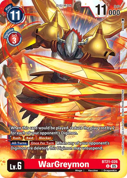 WarGreymon [BT21-026] [World Convergence] | Clutch Gaming