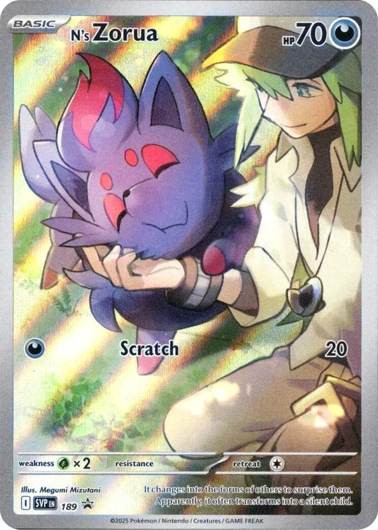 N's Zorua (SVP189) [Scarlet & Violet: Black Star Promos] | Clutch Gaming