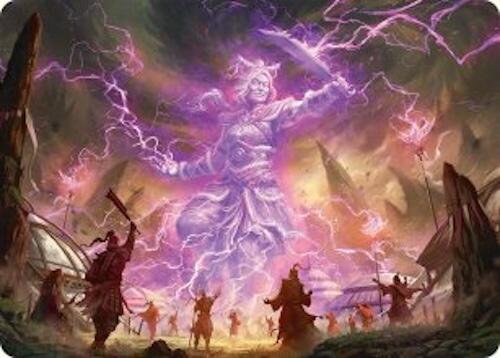 Smile at Death Art Card (4/54) [Tarkir: Dragonstorm Art Series] | Clutch Gaming