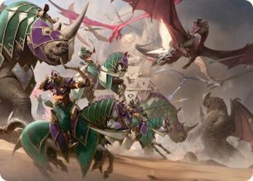 United Battlefront Art Card (5/54) [Tarkir: Dragonstorm Art Series] | Clutch Gaming