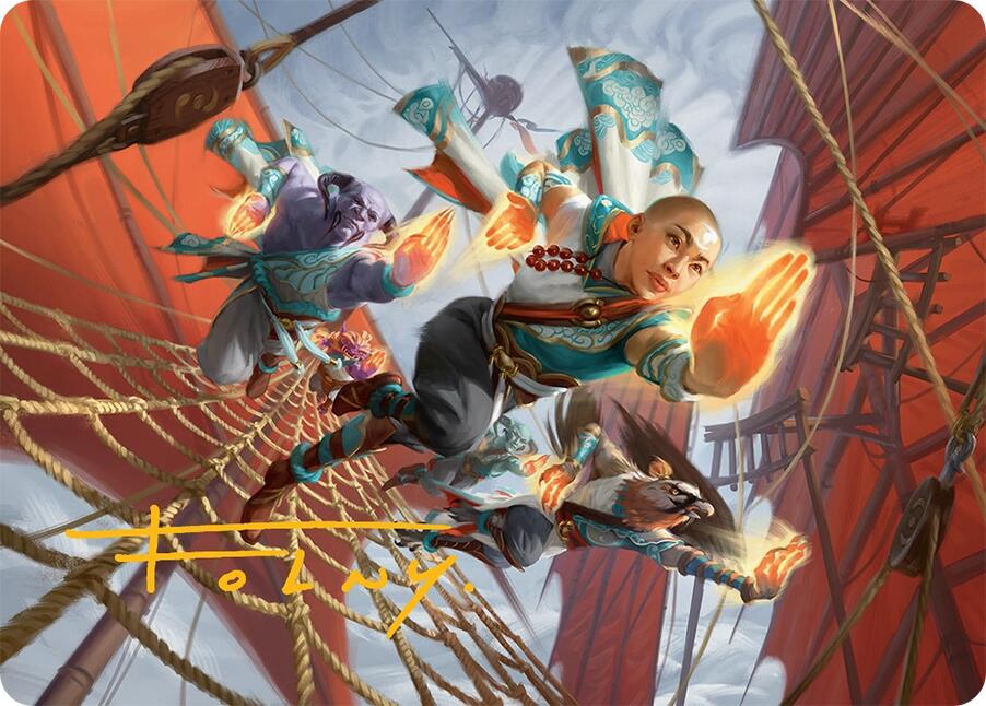 Aligned Heart Art Card (52/54) (Gold-Stamped Signature) [Tarkir: Dragonstorm Art Series] | Clutch Gaming