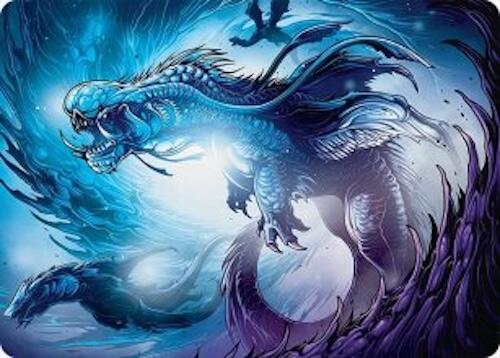 Roiling Dragonstorm Art Card (33/54) [Tarkir: Dragonstorm Art Series] | Clutch Gaming