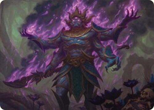 Rot-Curse Rakshasa Art Card (13/54) [Tarkir: Dragonstorm Art Series] | Clutch Gaming