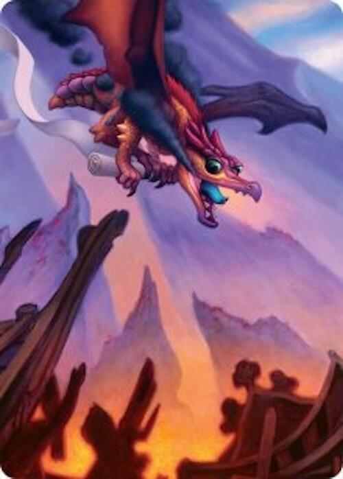 Scavenger Regent Art Card (45/54) [Tarkir: Dragonstorm Art Series] | Clutch Gaming