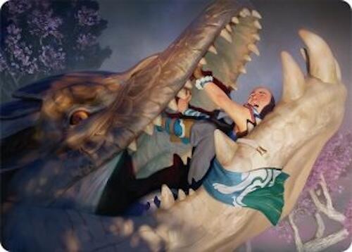 Jaws of Defeat Art Card (53/54) [Tarkir: Dragonstorm Art Series] | Clutch Gaming