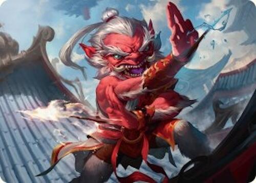 Devoted Duelist Art Card (15/54) [Tarkir: Dragonstorm Art Series] | Clutch Gaming