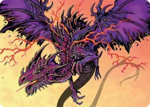 Stormshriek Feral Art Card (35/54) [Tarkir: Dragonstorm Art Series] | Clutch Gaming