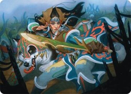 Eshki Dragonclaw Art Card (23/54) [Tarkir: Dragonstorm Art Series] | Clutch Gaming