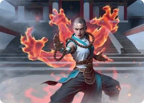 Flamehold Grappler Art Card (24/54) [Tarkir: Dragonstorm Art Series] | Clutch Gaming