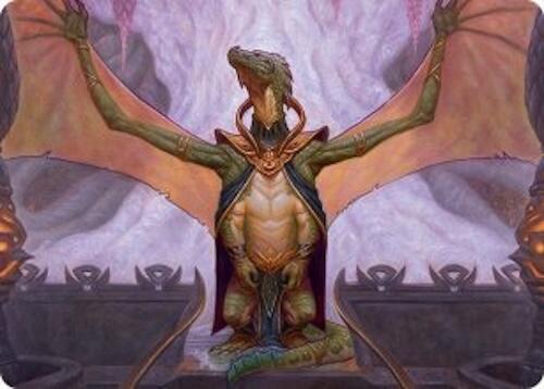Kheru Goldkeeper Art Card (36/54) [Tarkir: Dragonstorm Art Series] | Clutch Gaming