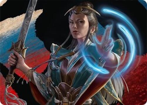 Narset, Jeskai Waymaster Art Card (44/54) [Tarkir: Dragonstorm Art Series] | Clutch Gaming