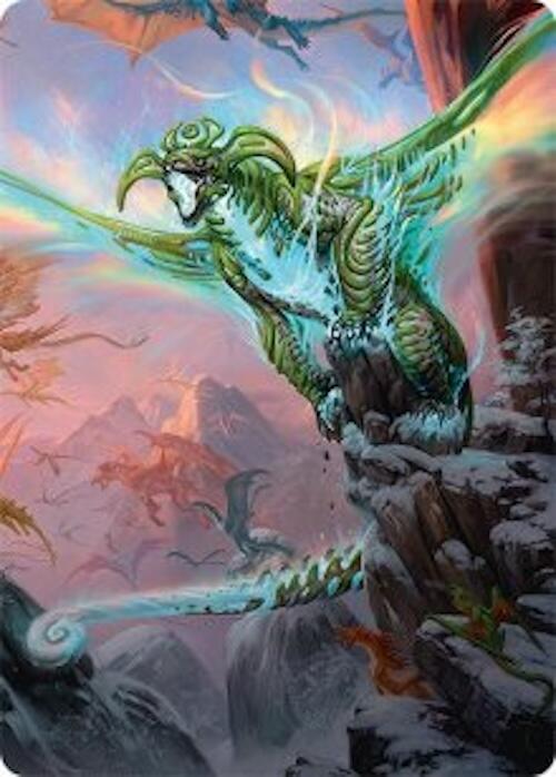 Ureni of the Unwritten Art Card (51/54) [Tarkir: Dragonstorm Art Series] | Clutch Gaming