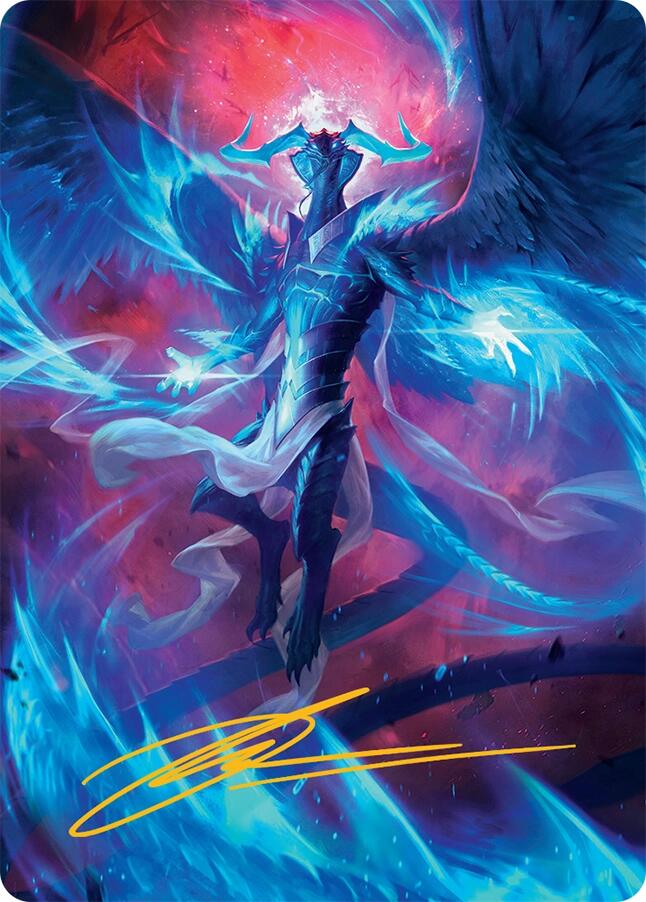 Ugin, Eye of the Storms Art Card (48/54) (Gold-Stamped Signature) [Tarkir: Dragonstorm Art Series] | Clutch Gaming