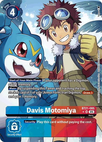 Davis Motomiya [BT21-085] (Alternate Art) [World Convergence] | Clutch Gaming