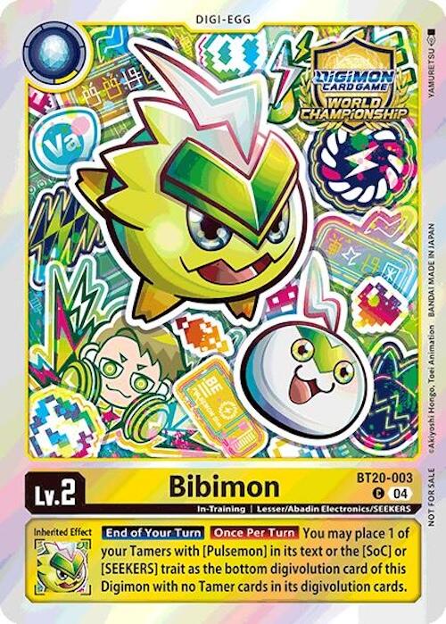 Bibimon [BT20-003] (Regionals 25-26 Champion Card Set Season 1) [Release Special Booster Ver.2.5 Promos] | Clutch Gaming