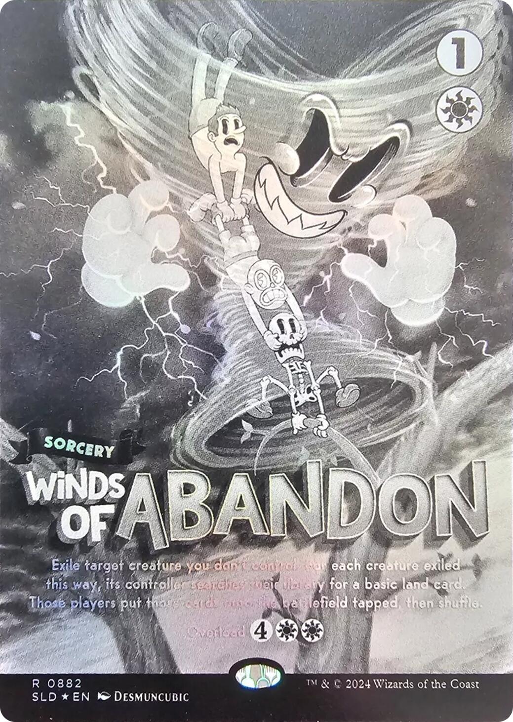 Winds of Abandon (Black & White Foil) [Secret Lair Drop Series] | Clutch Gaming