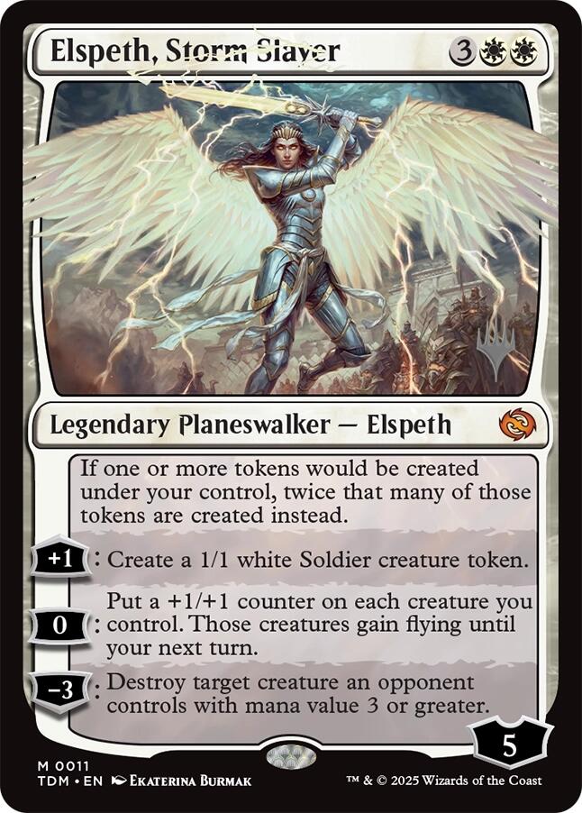 Elspeth, Storm Slayer [Tarkir: Dragonstorm Promos] | Clutch Gaming