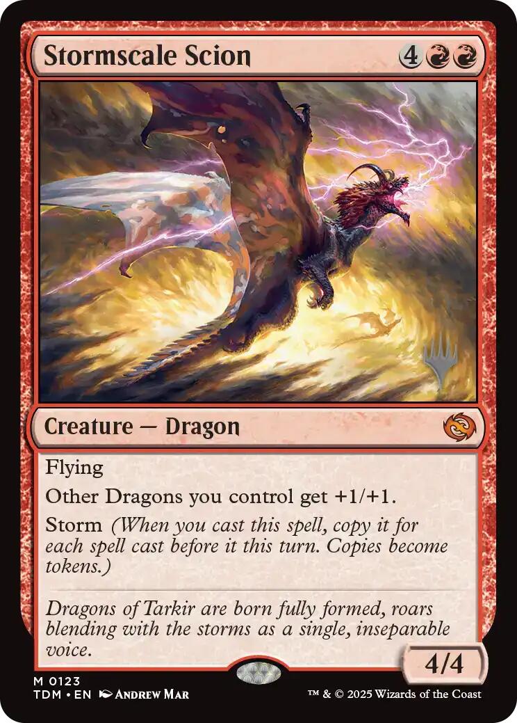 Stormscale Scion [Tarkir: Dragonstorm Promos] | Clutch Gaming