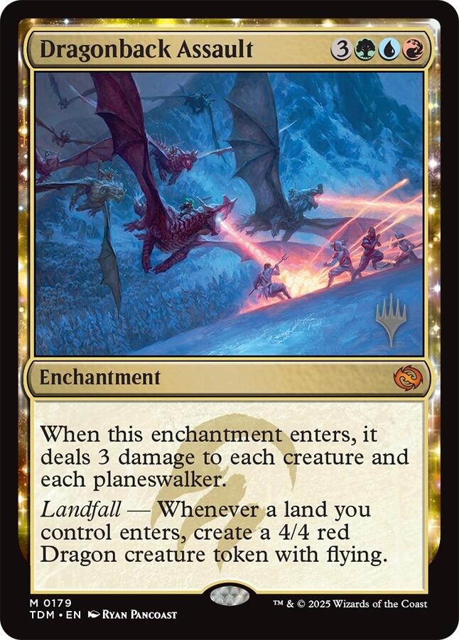 Dragonback Assault [Tarkir: Dragonstorm Promos] | Clutch Gaming