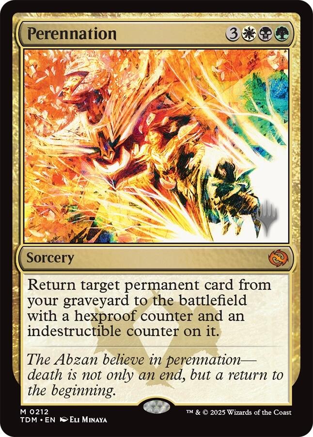 Perennation [Tarkir: Dragonstorm Promos] | Clutch Gaming