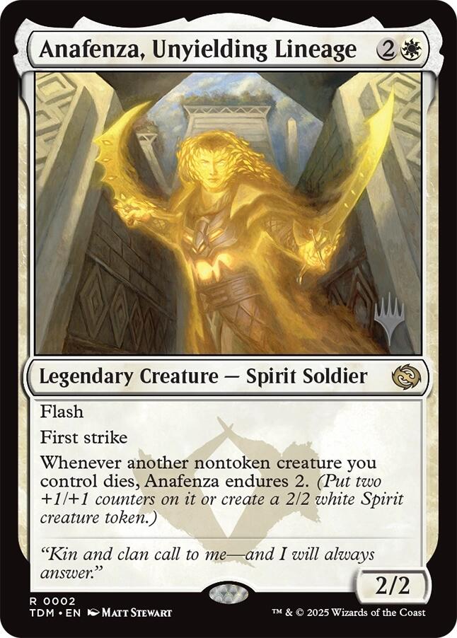 Anafenza, Unyielding Lineage [Tarkir: Dragonstorm Promos] | Clutch Gaming
