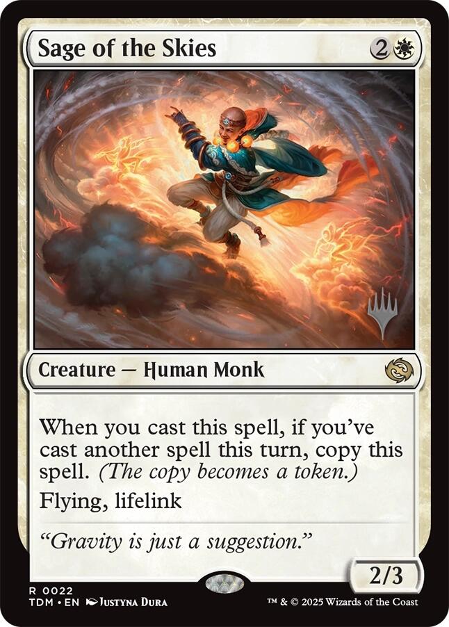 Sage of the Skies [Tarkir: Dragonstorm Promos] | Clutch Gaming