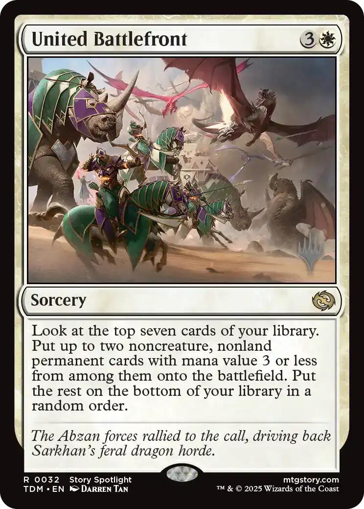 United Battlefront [Tarkir: Dragonstorm Promos] | Clutch Gaming