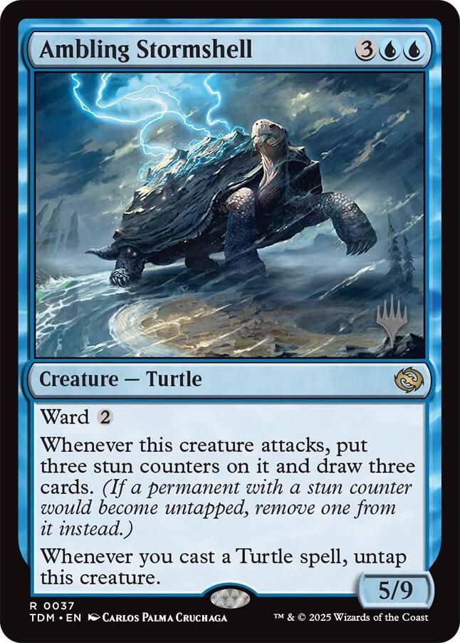 Ambling Stormshell [Tarkir: Dragonstorm Promos] | Clutch Gaming