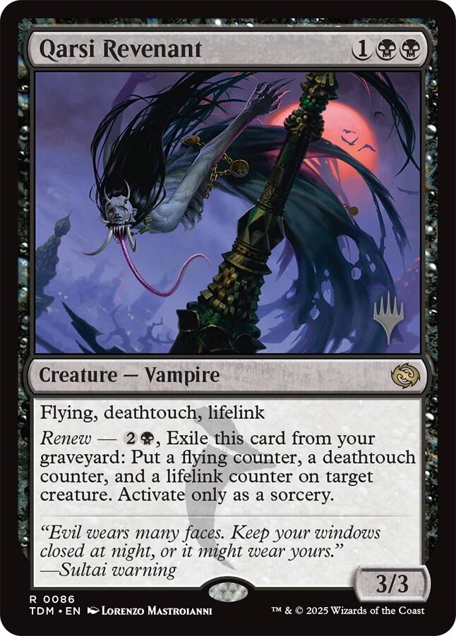 Qarsi Revenant [Tarkir: Dragonstorm Promos] | Clutch Gaming