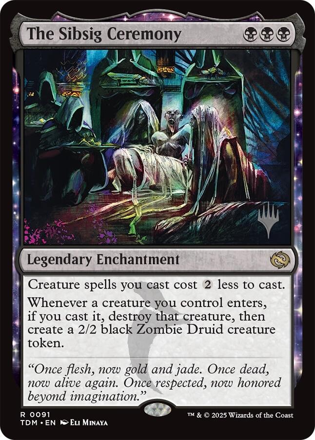 The Sibsig Ceremony [Tarkir: Dragonstorm Promos] | Clutch Gaming