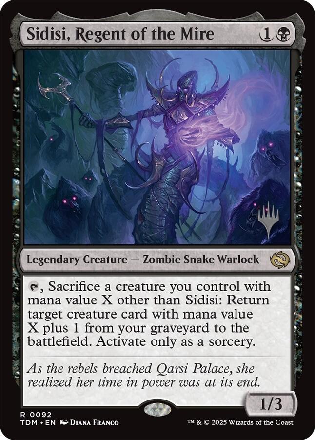 Sidisi, Regent of the Mire [Tarkir: Dragonstorm Promos] | Clutch Gaming