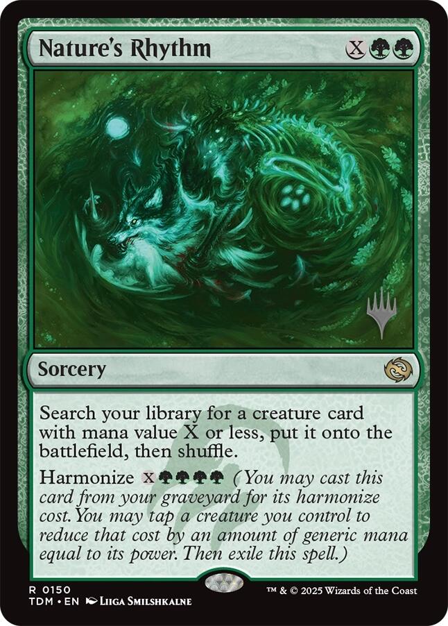 Nature's Rhythm [Tarkir: Dragonstorm Promos] | Clutch Gaming