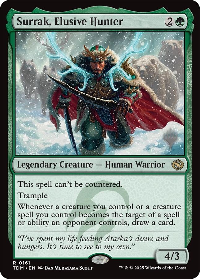 Surrak, Elusive Hunter [Tarkir: Dragonstorm Promos] | Clutch Gaming