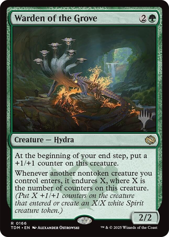 Warden of the Grove [Tarkir: Dragonstorm Promos] | Clutch Gaming