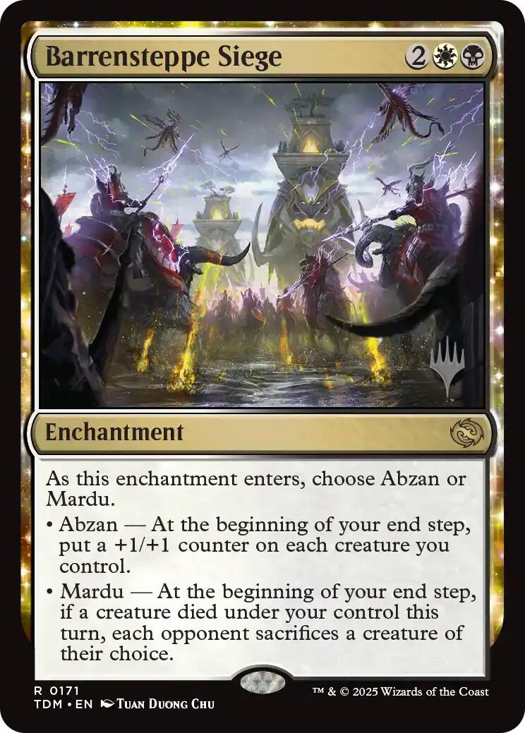 Barrensteppe Siege [Tarkir: Dragonstorm Promos] | Clutch Gaming