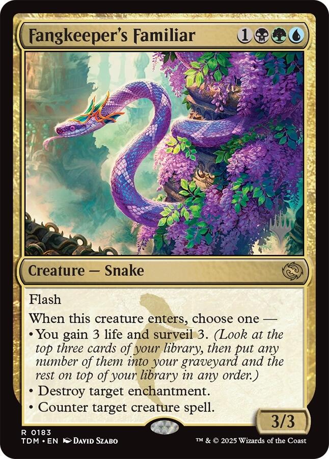 Fangkeeper's Familiar [Tarkir: Dragonstorm Promos] | Clutch Gaming