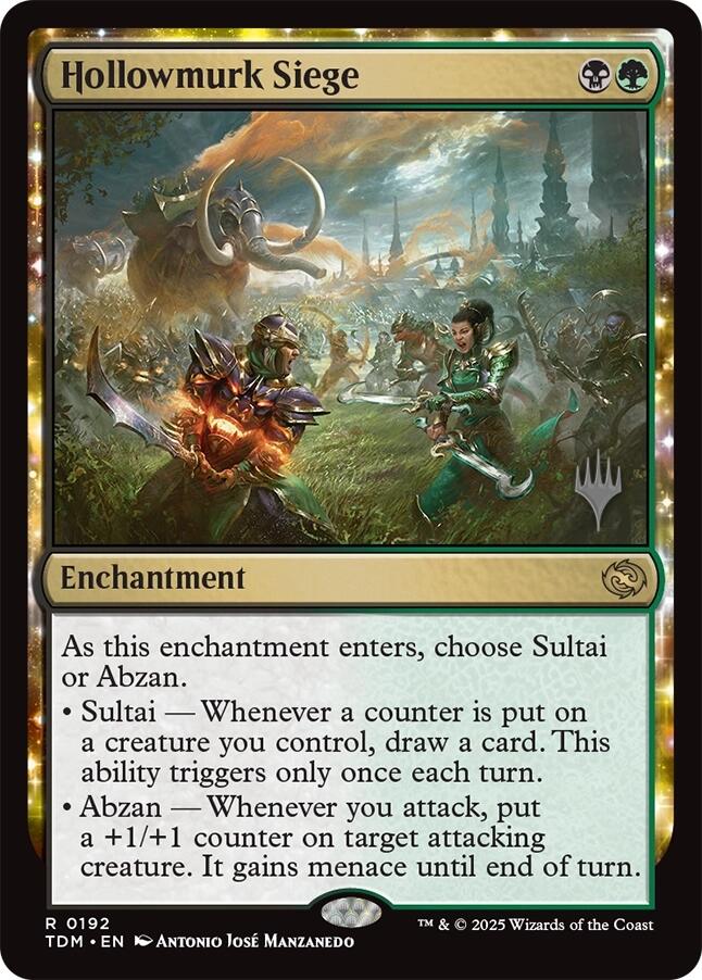 Hollowmurk Siege [Tarkir: Dragonstorm Promos] | Clutch Gaming