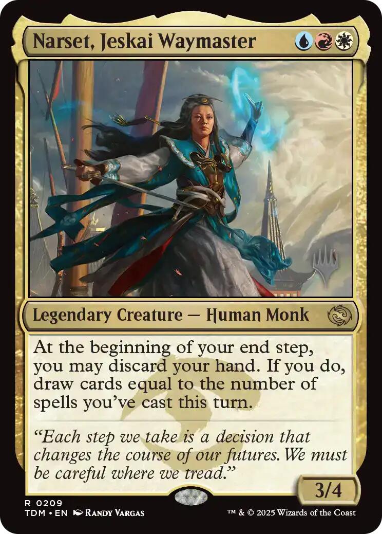 Narset, Jeskai Waymaster [Tarkir: Dragonstorm Promos] | Clutch Gaming