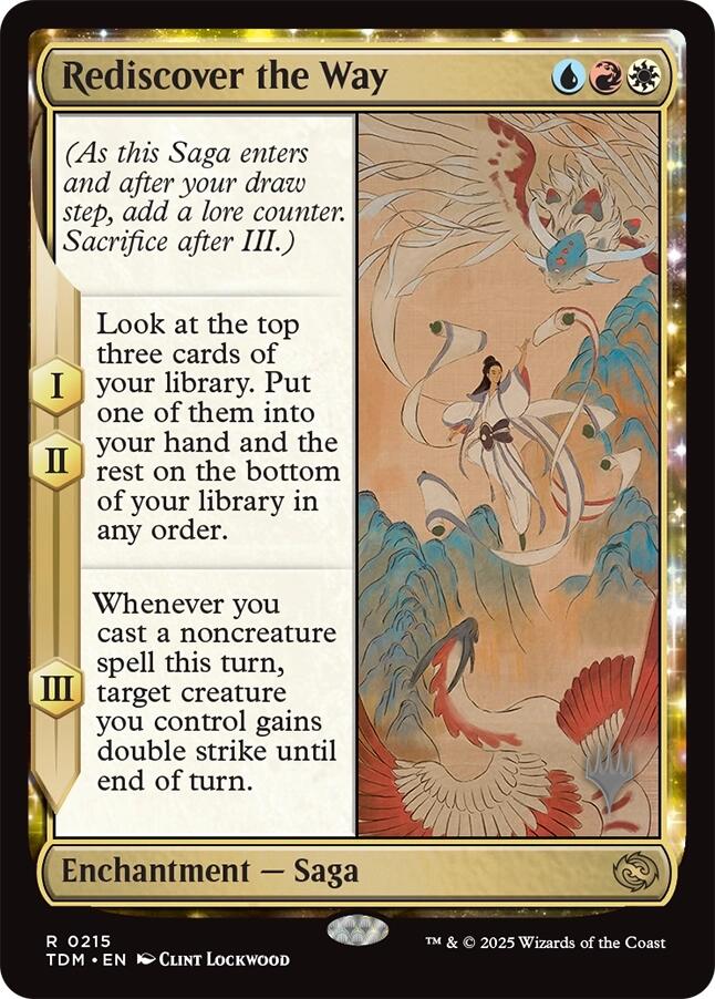 Rediscover the Way [Tarkir: Dragonstorm Promos] | Clutch Gaming
