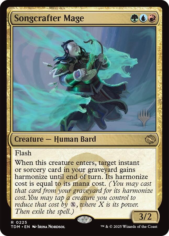 Songcrafter Mage [Tarkir: Dragonstorm Promos] | Clutch Gaming