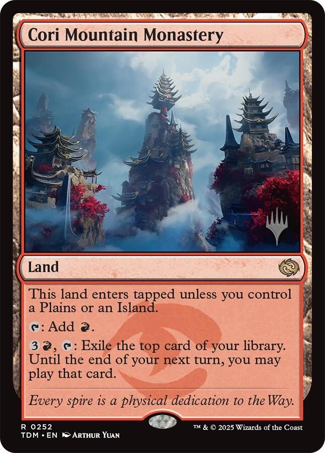Cori Mountain Monastery [Tarkir: Dragonstorm Promos] | Clutch Gaming