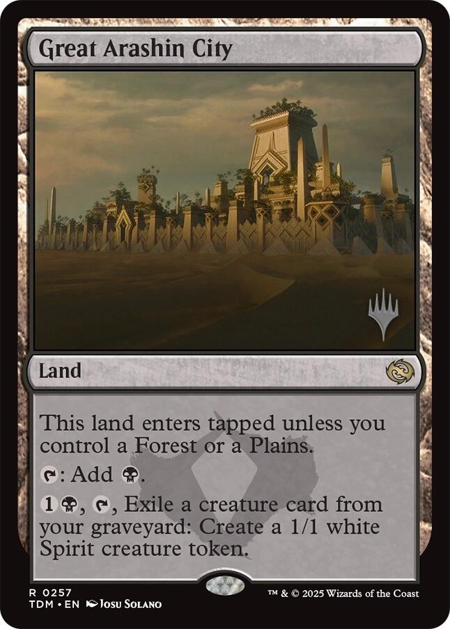 Great Arashin City [Tarkir: Dragonstorm Promos] | Clutch Gaming