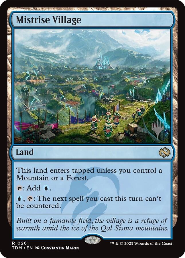 Mistrise Village [Tarkir: Dragonstorm Promos] | Clutch Gaming