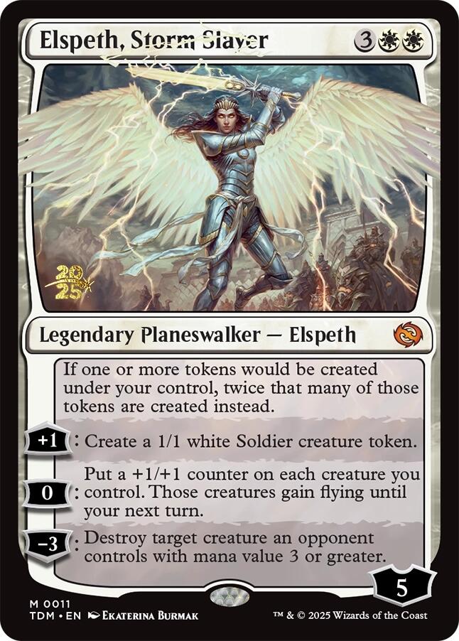 Elspeth, Storm Slayer [Tarkir: Dragonstorm Prerelease Promos] | Clutch Gaming