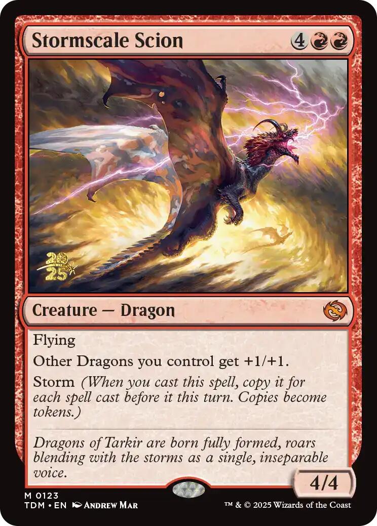Stormscale Scion [Tarkir: Dragonstorm Prerelease Promos] | Clutch Gaming