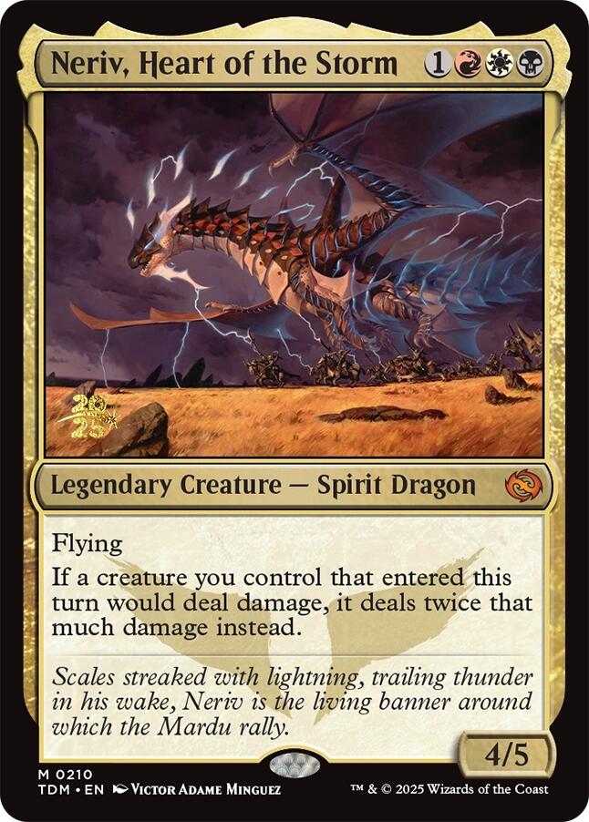 Neriv, Heart of the Storm [Tarkir: Dragonstorm Prerelease Promos] | Clutch Gaming