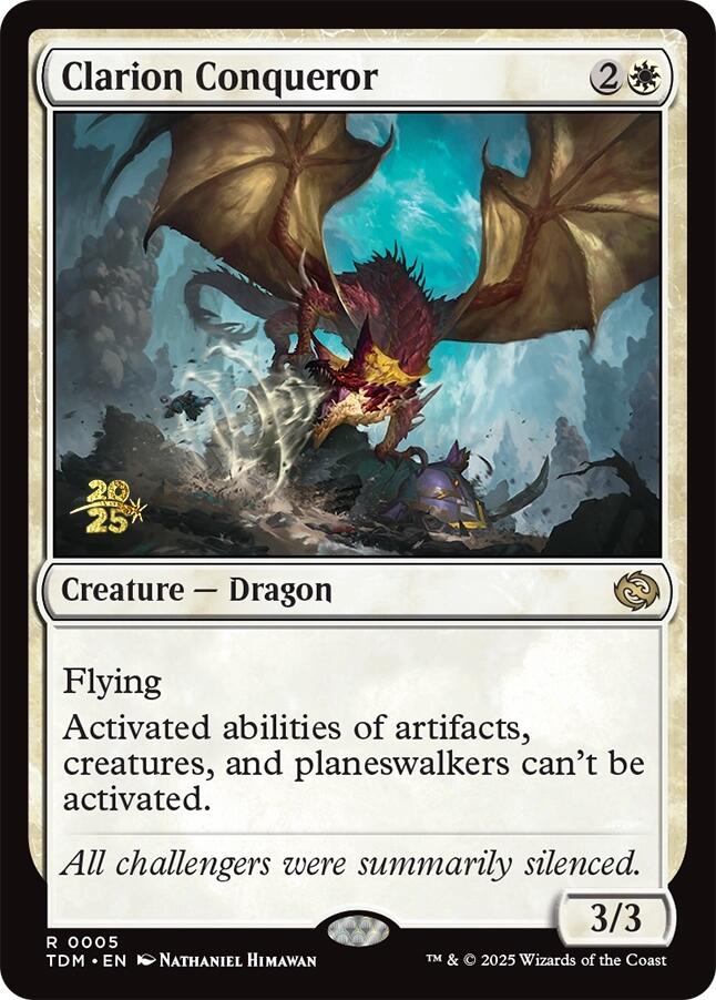 Clarion Conqueror [Tarkir: Dragonstorm Prerelease Promos] | Clutch Gaming