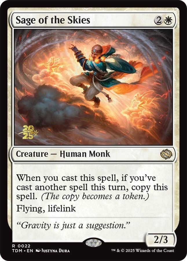 Sage of the Skies [Tarkir: Dragonstorm Prerelease Cards] | Clutch Gaming