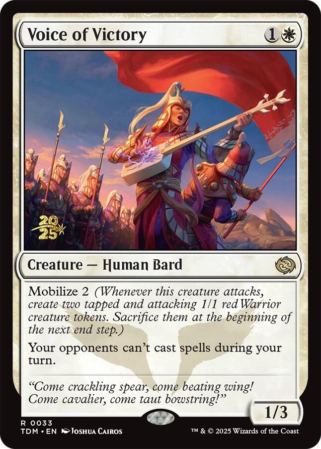 Voice of Victory [Tarkir: Dragonstorm Prerelease Promos] | Clutch Gaming
