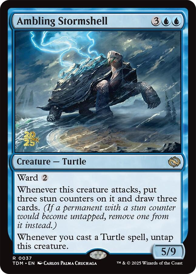 Ambling Stormshell [Tarkir: Dragonstorm Prerelease Promos] | Clutch Gaming